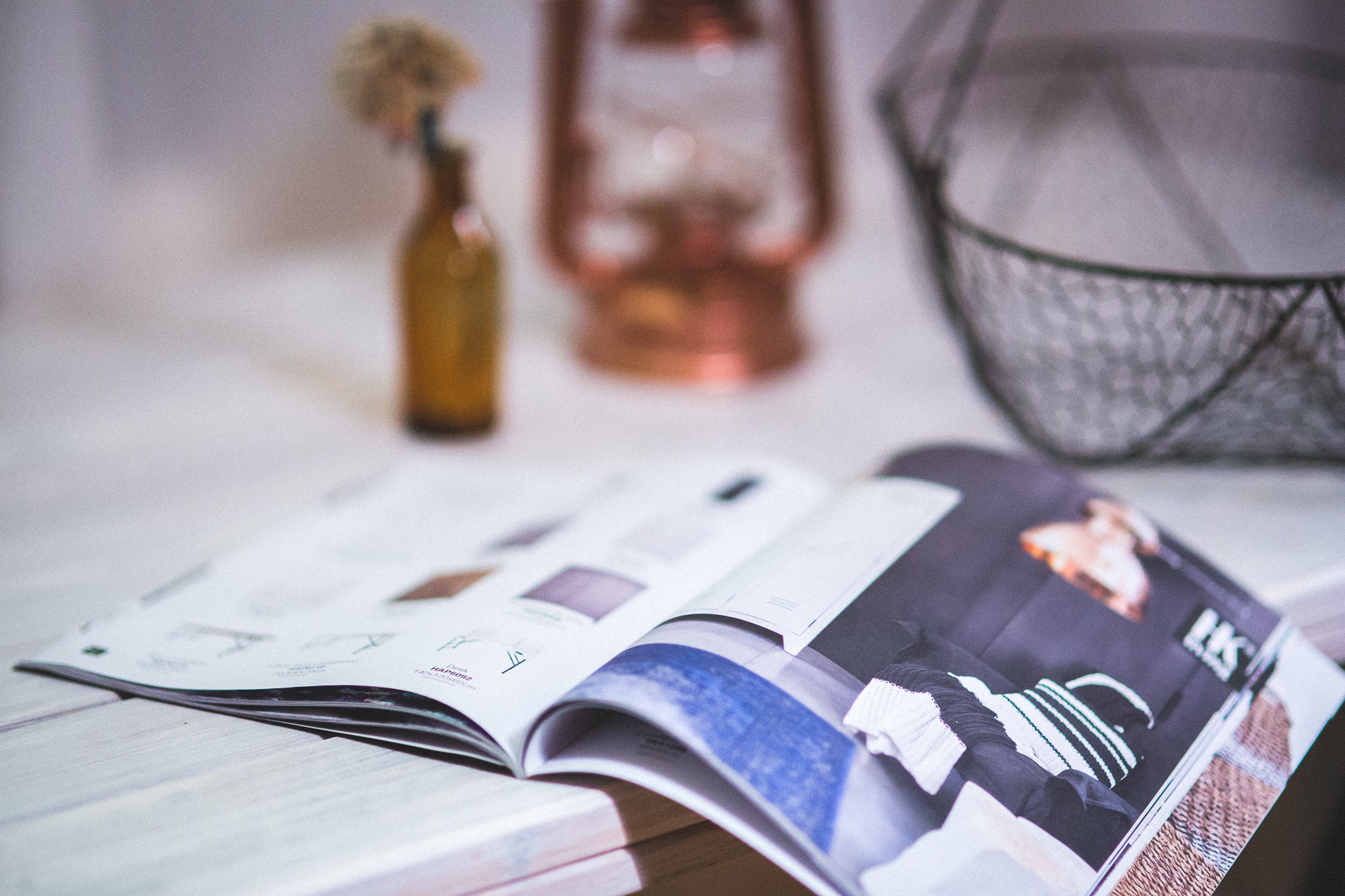 open magazine